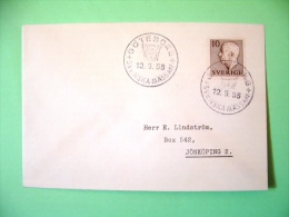 Sweden 1955 Cover Goteborg To Jonkoping - King Gustaf VI - Lettres & Documents