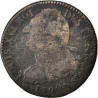 Monnaie, France, 2 Sols François, 2 Sols, 1792, Montpellier, B+, Bronze - Andere & Zonder Classificatie