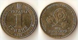 Ukraine  1 Hryvnia 2012-euro 2012 - Ukraine