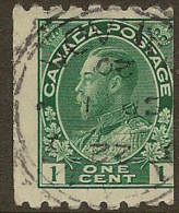 CANADA 1912 1c Green P8 X Imperf SG 224a U #AW32 - Coil Stamps