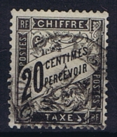 France: Yv  Timbre Taxe 17  Oblitéré/cancelled - 1859-1959 Gebraucht