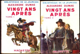 Alexandre Dumas - Vingt Ans Après - ( Tomes I & II ) -Bibliothèque De La Jeunesse  - ( 1950 ) . - Bibliotheque De La Jeunesse