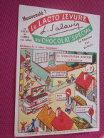 BUVARD Publicitaire: Chocolat Spécial Sucre De Canne Toléré Par Enfants Signalisation Routiére 7 Voir Photos Recto-verso - Kakao & Schokolade