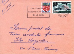 Taaf  Kerguelen Port Aux Français Lettre 1965 De France Pour Kerguelen - Covers & Documents