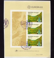 1408  Fragmento HB Europa 83,madeira  Usada , Portugal - Oblitérés