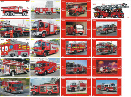 A04381 China Phone Cards Fire Engine Puzzle 80pcs - Feuerwehr