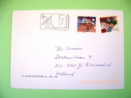 Sweden 2002 Cover To Holland - Movie Comics Karl-Bertil Jonsson's Christmas - Antenna Cancel - Briefe U. Dokumente