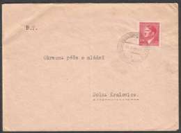 BuM0995 - Böhmen Und Mähren (1944) Bochdanetsch Bei Sbraslawitz - Bohdanec U Zbraslavic (letter) Tariff: 1,20K - Briefe U. Dokumente