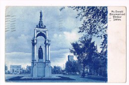 18021 Mc. Donald Monument And Windsor Station - Windsor