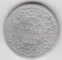 @Y@  INDIA  1/4  Rupee  1889    (2616) - Indien