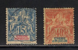 SPM N° 64 & 68 Obl. - Used Stamps