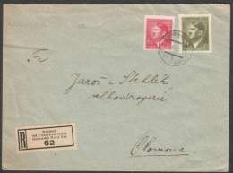 BuM0812 - Böhmen Und Mähren (1942) Neudorf Bei Ungarisch-Ostra - Ostrozska Nova Ves (R-letter) Tariff: 4,20K - Cartas & Documentos