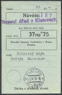 BuM0222 - Böhmen Und Mähren (1940) Klattau - Klatovy (Postal Money Order) - Cartas & Documentos