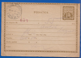 Tschechien; Doplatit Taxe; Stempel Praha Telegraf - Postcards