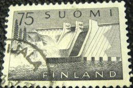Finland 1959 Pyhakoski Dam 75M - Used - Gebruikt