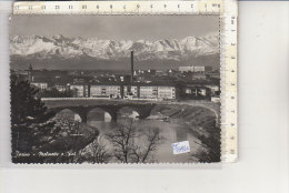 PO3946C# TORINO - OSPEDALI MOLINETTE E FIAT  VG 1956 VIA AEREA - Santé & Hôpitaux