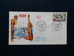 40.111    FDC  FRANCE   1963 - Waterski