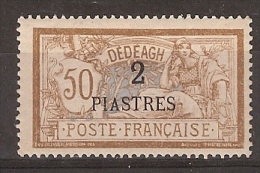 Dédéagh - 50c  Merson _ Surchargé 2 Piastres - Other & Unclassified