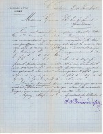 F. BONNARD & FILS à LAUSANNE  1882 - Suisse