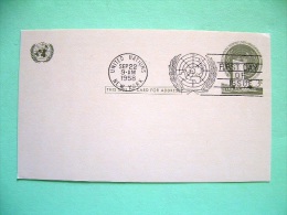 United Nations New York 1958 FDC Pre Paid Card - Building - Lettres & Documents