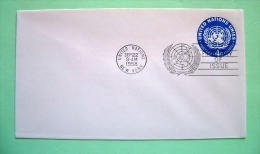 United Nations New York 1958 FDC Pre Paid Enveloppe - UN Flag - Brieven En Documenten