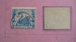 AUSTRALIE 1901 OBLITERE CIGNE BLEU 2p WESTERN AUSTRALIA USED BLUE SWAN 2p - Usados