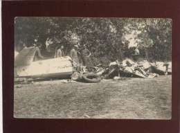 Carte Photo Accident D'avion " F- AOES " - Accidents