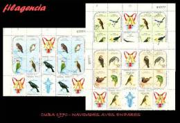 USADOS. CUBA. 1970-23 NAVIDADES. AVES. EN MEDIOS PLIEGOS - Used Stamps