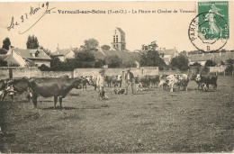 Cpa78 Verneuil La Pature & Le Clocher - Verneuil Sur Seine