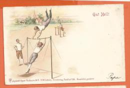 MOL2/286, Gut Heil! , Barre Parallèle, Sport, Gym, Athlète, Précurseur, Circulée 1899 - Gymnastics