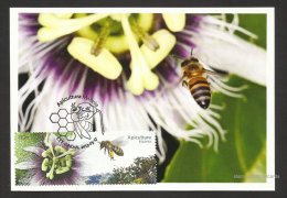 Portugal Madère Apiculture Abeille Abeilles Miel Carte Maximum 2013 Madeira Beekeeping Bee Bees Honey Maxicard - Tarjetas – Máximo