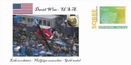 Spain 2014 - XXII Olimpics Winter Games Sochi 2014 Special Prepaid Cover - David Wise - Winter 2014: Sotschi