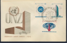 Poland First Day Cover 1957 - Posta Aerea