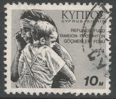 Cyprus. 1974 Obligatory Tax. Refugee Fund. 10m  Used - Usati