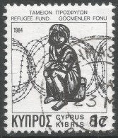 Cyprus. 1984 Obligatory Tax. Refugee Fund. 1c  Used - Usati