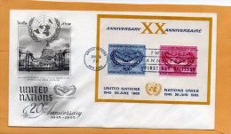 United Nations New York 1965 FDC - FDC