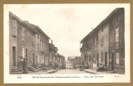 587  SAINT LAURENT DE CHAMOUSSET (Rhône) -- Rue Des Roches - écrite 1914 - Saint-Laurent-de-Chamousset