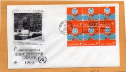 United Nations New York 1965 FDC - FDC