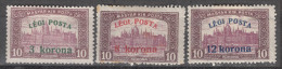 HUNGARYA  1920 AIR SET  MH - Ungebraucht