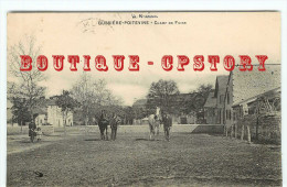 87 - BUSSIERE POITEVINE < VISUEL RARE < Champ De Foire Et Chevaux - Dos Scanné - Bussiere Poitevine
