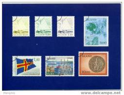 ALAND  Carte Postale Officielle  Premiers Timbres D'Aland 1er Mars 1984 Neuve - Timbres (représentations)