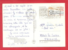 N°Y&T 300 EUROPA ANDORRE Vers FRANCE Le  20 SEPTEMBRE1982(2 SCANS) - Briefe U. Dokumente