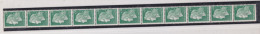 FRANCE ROULETTE N°58 0.30 VERT MARIANNE DE SCHEFFER N° ROUGE AU VERSO NEUF SANS CHARNIERE - Coil Stamps