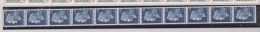 FRANCE ROULETTE N° 56 0.25 C BLEU TYPE SCHEFFER N° ROUGE AU VERSO NEUF SANS CHARNIERE - Coil Stamps