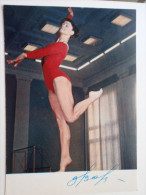 SOVIET SPORT. GYMNASTICS. GYMNAST  Zinaida Voronina . OLD Postcard 1972 - USSR - Gymnastics