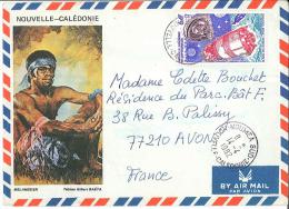 Enveloppe Nouvelle Calédonie Et Dépendances - Mélanésien - Par Avion -  1982 - Covers & Documents