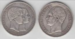 **** BELGIQUE - BELGIUM - BELGIE - 5 FRANCS 1853 ROYAL WEDDING LEOPOLD I - SILVER **** EN ACHAT IMMEDIAT - 5 Francs