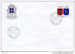 ISLANDE   FDC 1979  Mi 544 - FDC