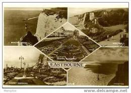 EASTBOURNE Mosaic - Vintage Card  Mint  Real Photo - Eastbourne