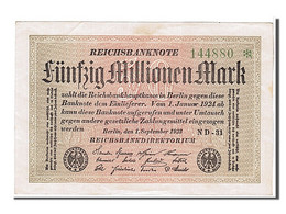 Billet, Allemagne, 50 Millionen Mark, 1923, KM:109f, SPL - 50 Miljoen Mark